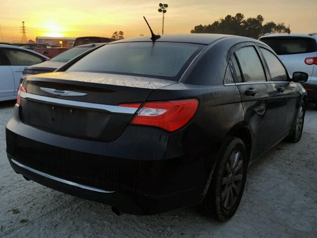 1C3CCBBG9CN206021 - 2012 CHRYSLER 200 TOURIN BLACK photo 4