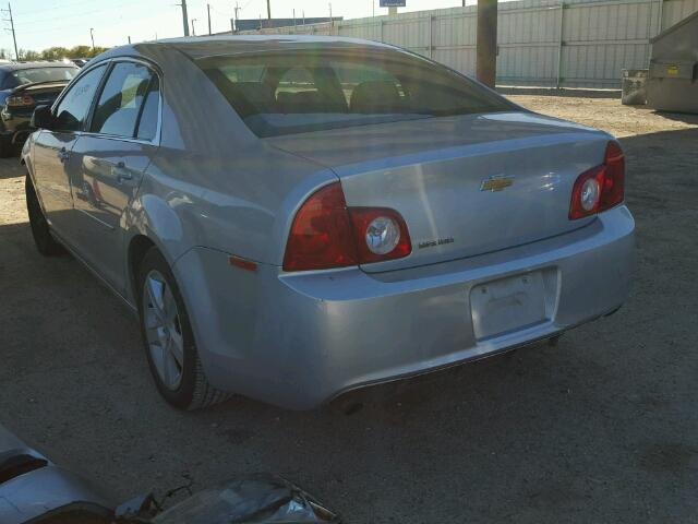 1G1ZA5EU1CF290109 - 2012 CHEVROLET MALIBU LS Gümüş foto 3