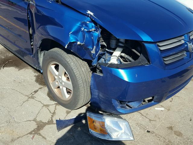 2D4RN4DE6AR147780 - 2010 DODGE GRAND CARA BLUE photo 10