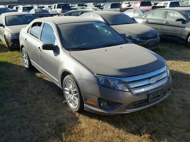 3FAHP0HA3CR108683 - 2012 FORD FUSION GRAY photo 1