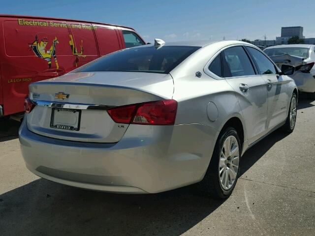 2G11X5SA1G9158455 - 2016 CHEVROLET IMPALA LS SILVER photo 4