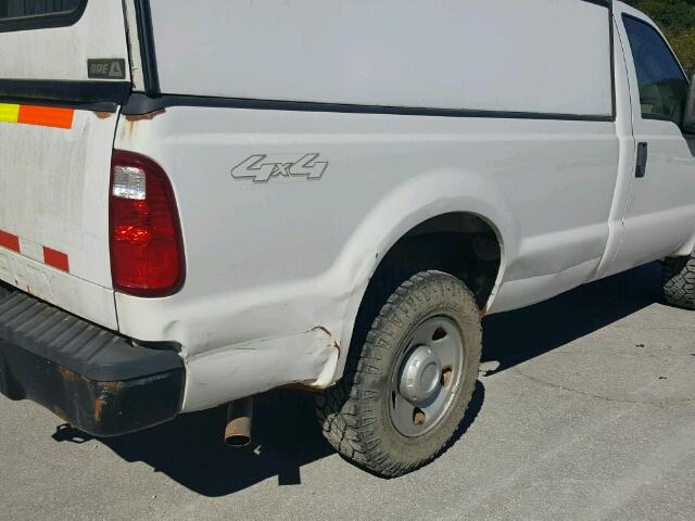 1FTNF21528EE51309 - 2008 FORD F250 SUPER WHITE photo 9