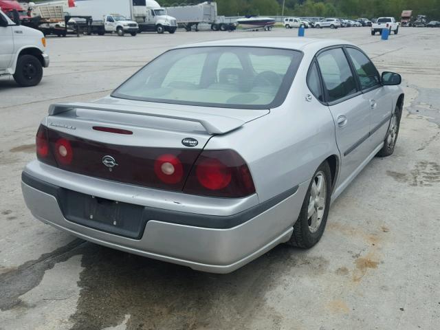 2G1WH52K839270935 - 2003 CHEVROLET IMPALA LS SILVER photo 4