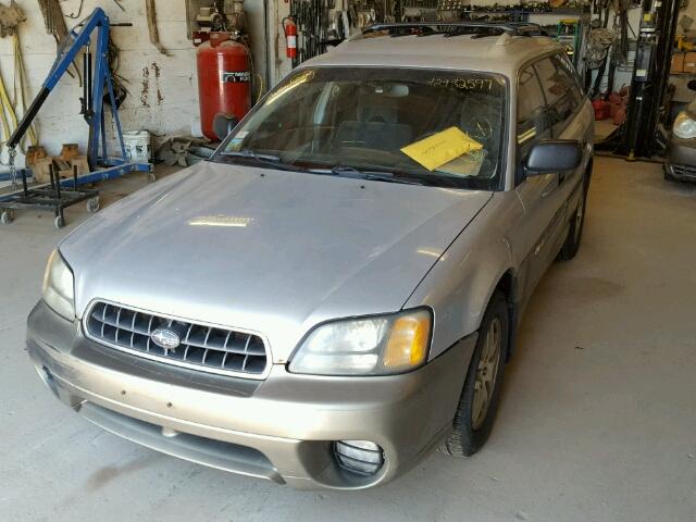 4S3BH675737659470 - 2003 SUBARU LEGACY OUT SILVER photo 2