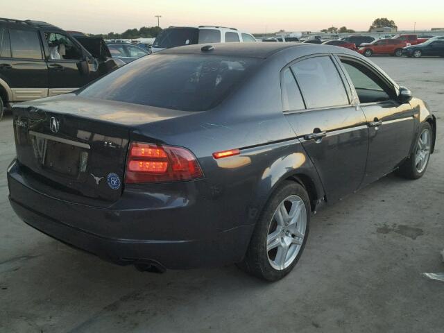 19UUA66267A028031 - 2007 ACURA TL GRAY photo 4