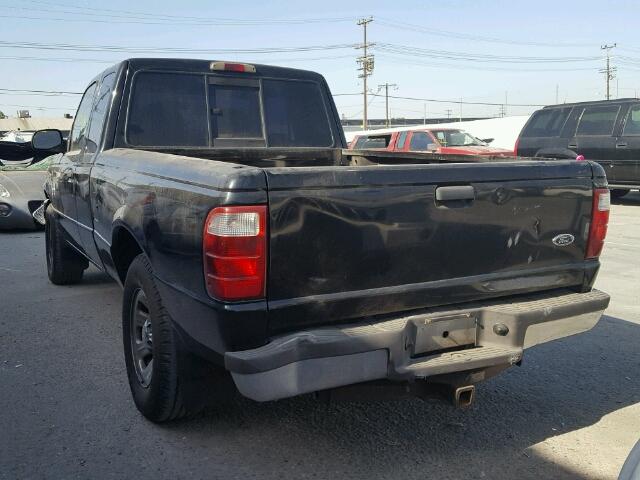 1FTZR44E42PA69875 - 2002 FORD RANGER SUP BLACK photo 3