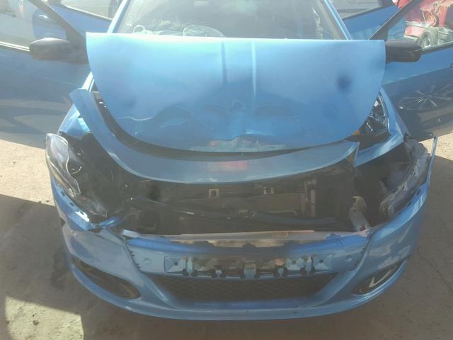 1C3CDFFA8GD819348 - 2016 DODGE DART SXT S BLUE photo 7