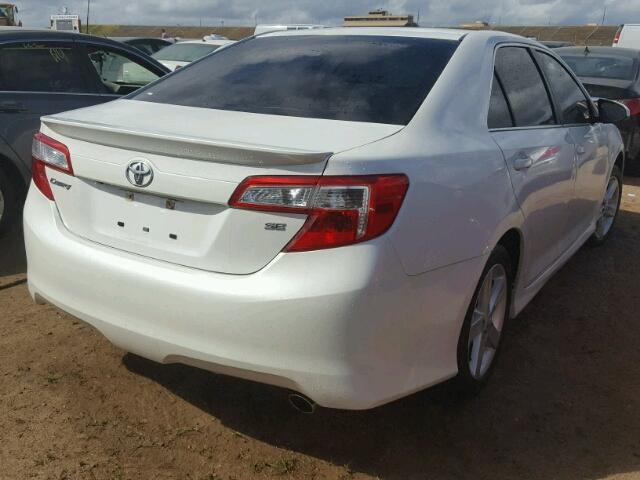 4T1BF1FK9EU435648 - 2014 TOYOTA CAMRY WHITE photo 4