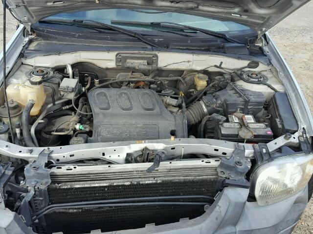 1FMYU02154KA44725 - 2004 FORD ESCAPE GRAY photo 7