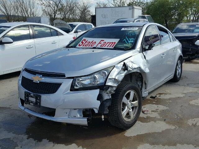 1G1PF5S9XB7252430 - 2011 CHEVROLET CRUZE GRAY photo 2