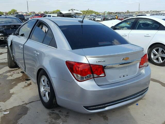 1G1PF5S9XB7252430 - 2011 CHEVROLET CRUZE GRAY photo 3