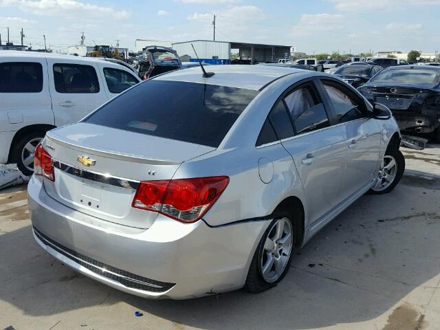 1G1PF5S9XB7252430 - 2011 CHEVROLET CRUZE GRAY photo 4