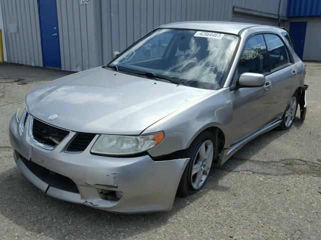 JF4GG61685G057327 - 2005 SAAB 9-2 LINEAR SILVER photo 2