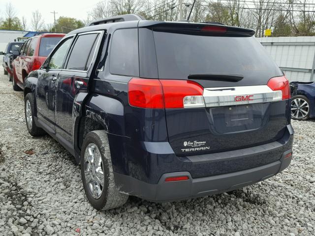 2GKALREK3F6120082 - 2015 GMC TERRAIN SL BLUE photo 3