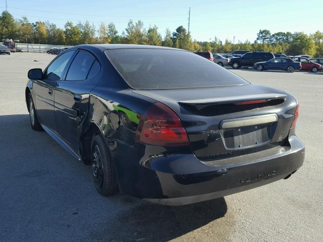 2G2WP552271115179 - 2007 PONTIAC GRAND PRIX შავი ფოტო 3