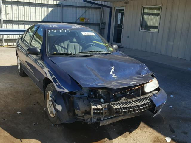 1G1JC524317364200 - 2001 CHEVROLET CAVALIER B BLUE photo 1