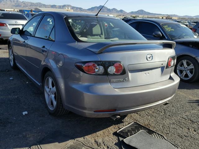 1YVHP80CX85M39562 - 2008 MAZDA 6 I GRAY photo 3