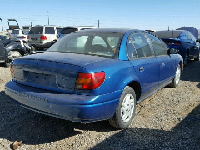 1G8ZF54811Z293689 - 2001 SATURN SL BLUE photo 4