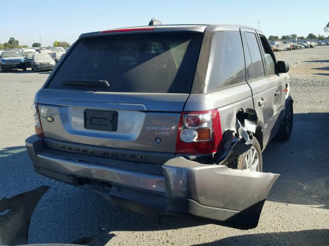 SALSF25437A114151 - 2007 LAND ROVER RANGE ROVE GRAY photo 4