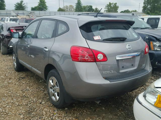 JN8AS5MV0BW683162 - 2011 NISSAN ROGUE S GRAY photo 3