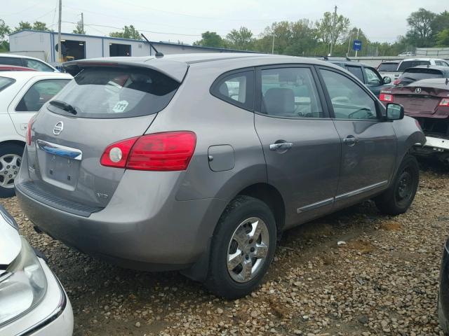 JN8AS5MV0BW683162 - 2011 NISSAN ROGUE S GRAY photo 4