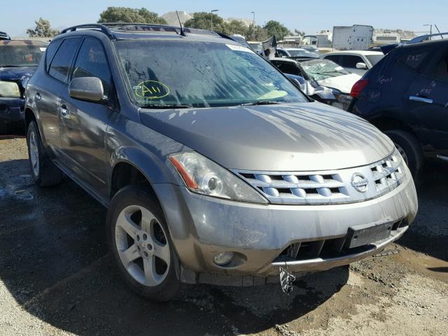 JN8AZ08T25W328151 - 2005 NISSAN MURANO SL GRAY photo 1