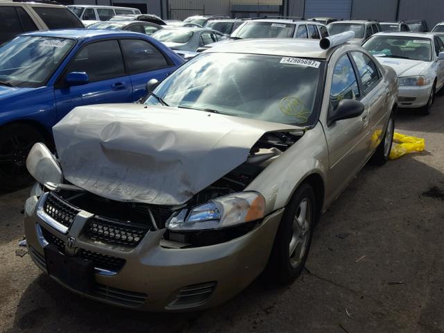 1B3EL46X16N185553 - 2006 DODGE STRATUS GOLD photo 2