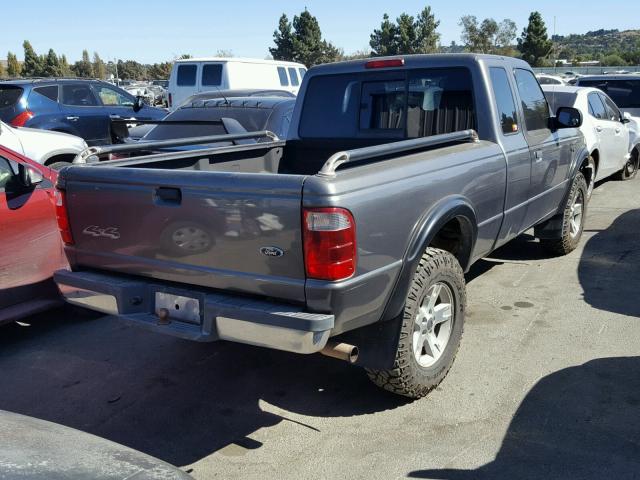 1FTZR15E94PB54548 - 2004 FORD RANGER GRAY photo 4