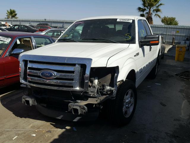 1FTFX1CT5CKD38911 - 2012 FORD F150 SUPER WHITE photo 2