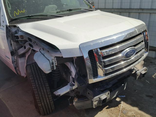 1FTFX1CT5CKD38911 - 2012 FORD F150 SUPER WHITE photo 9