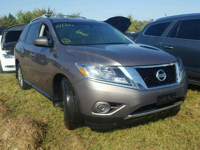 5N1AR2MN6EC639772 - 2014 NISSAN PATHFINDER GRAY photo 1