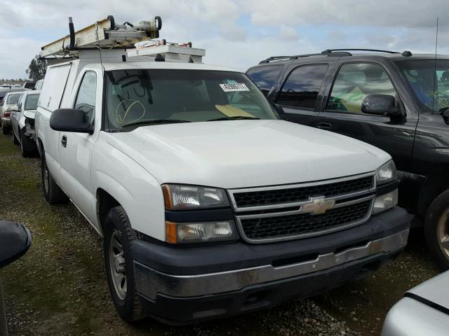 1GCEC14X27Z148988 - 2007 CHEVROLET SILVERADO WHITE photo 1