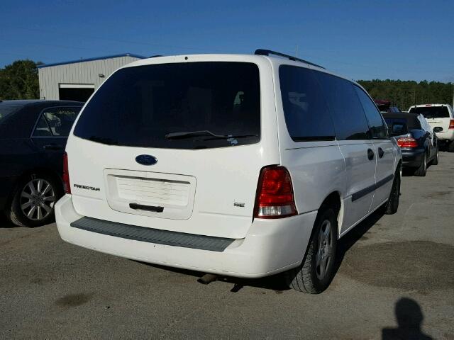 2FMZA51685BA03668 - 2005 FORD FREESTAR S WHITE photo 4