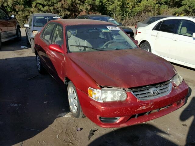 1NXBR12EX1Z504008 - 2001 TOYOTA COROLLA CE RED photo 1