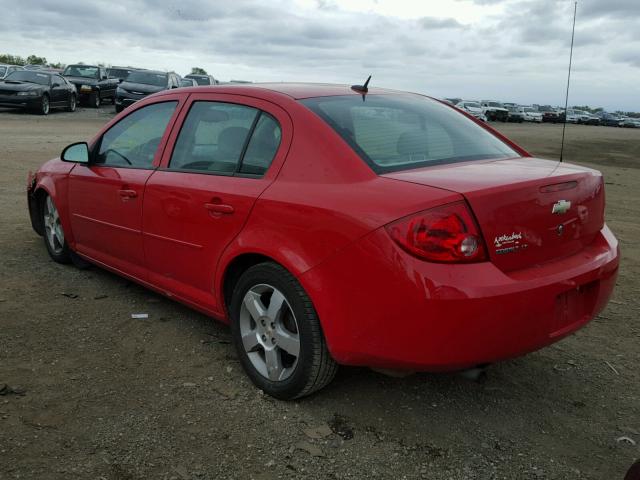 1G1AD5F58A7156233 - 2010 CHEVROLET COBALT RED photo 3