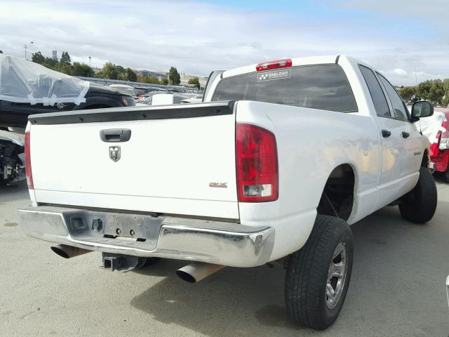 1D7HA18N26S642275 - 2006 DODGE RAM 1500 WHITE photo 4