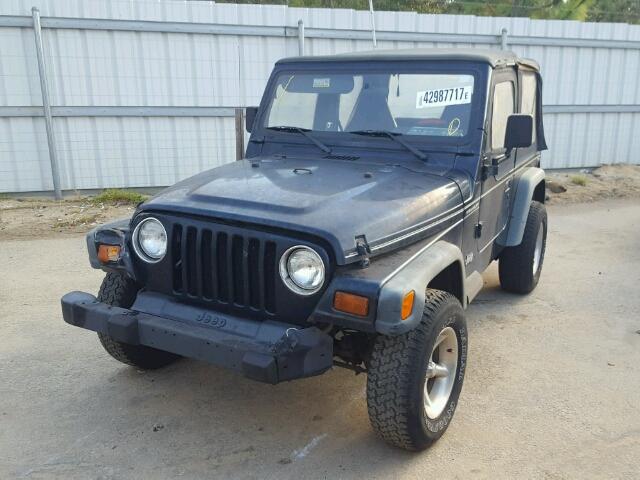 1J4FY29P0XP473472 - 1999 JEEP WRANGLER / BLACK photo 2