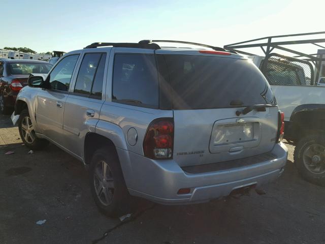 1GNDT13S772283532 - 2007 CHEVROLET TRAILBLAZE GRAY photo 3