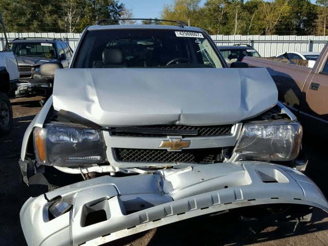 1GNDT13S772283532 - 2007 CHEVROLET TRAILBLAZE GRAY photo 9