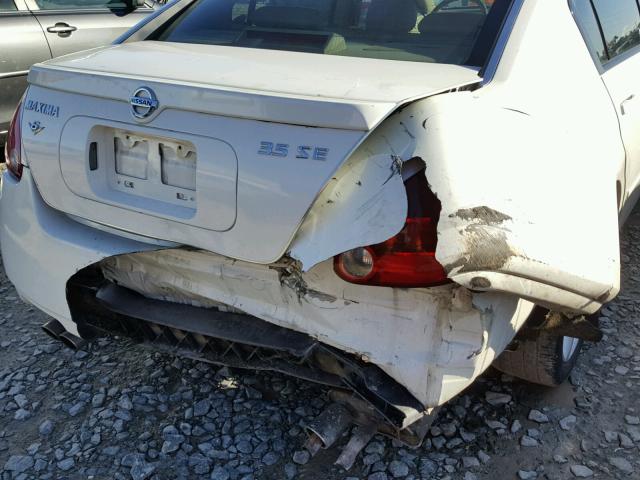 1N4BA41EX4C817185 - 2004 NISSAN MAXIMA SE WHITE photo 9