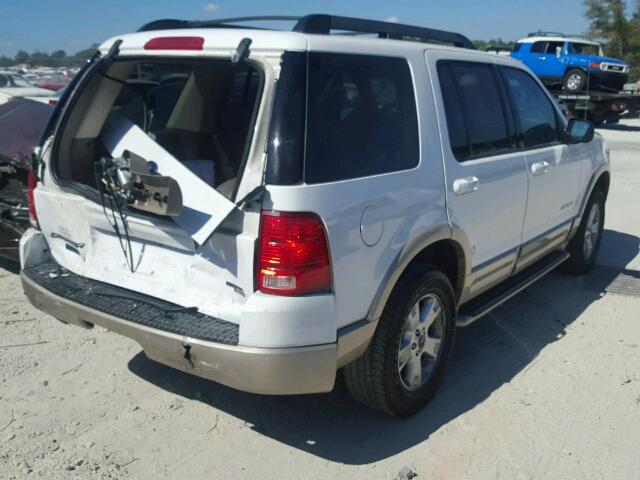 1FMZU64K05UB33993 - 2005 FORD EXPLORER WHITE photo 4