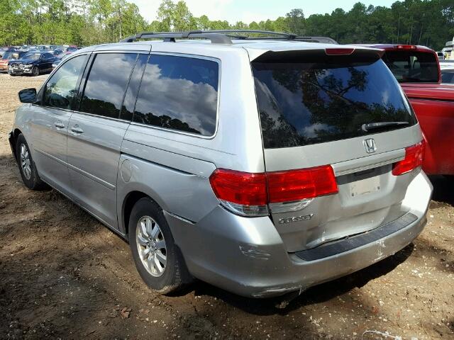 5FNRL384X9B033402 - 2009 HONDA ODYSSEY EX SILVER photo 3