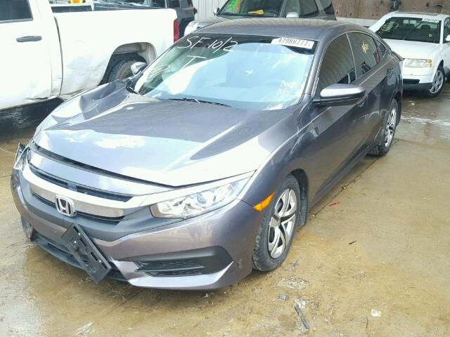 19XFC2F55GE081921 - 2016 HONDA CIVIC LX CHARCOAL photo 2