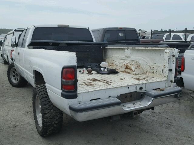 3B7KF2361XG243969 - 1999 DODGE RAM 2500 WHITE photo 3