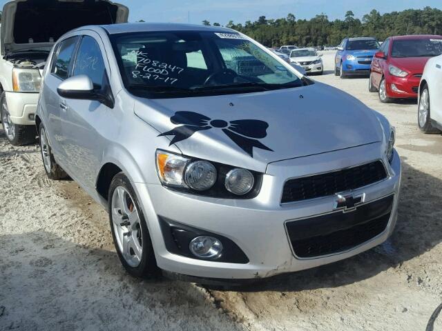 1G1JE6SB3E4227151 - 2014 CHEVROLET SONIC LTZ SILVER photo 1