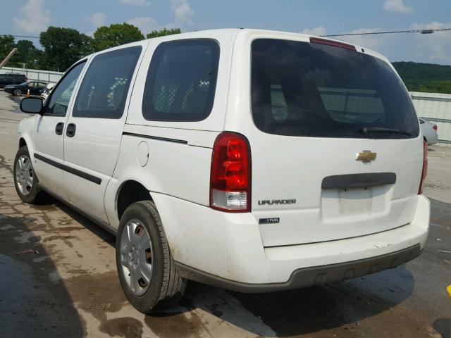 1GBDV13W98D181505 - 2008 CHEVROLET UPLANDER WHITE photo 3