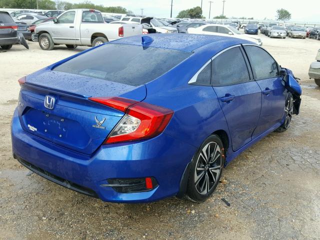 19XFC1F73GE004718 - 2016 HONDA CIVIC EXL BLUE photo 4