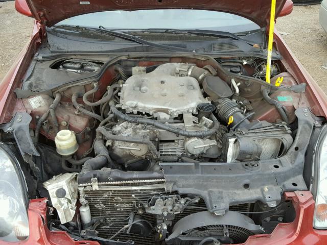 JNKCV51E23M329395 - 2003 INFINITI G35 RED photo 7