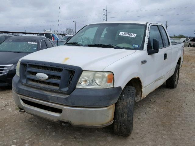 1FTRX14W08FB60346 - 2008 FORD F150 WHITE photo 2