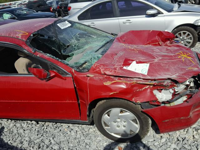 1HGCG2248YA019343 - 2000 HONDA ACCORD LX RED photo 9